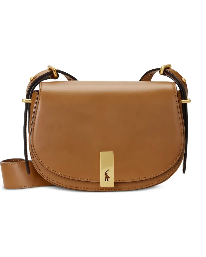 Ralph Lauren ID leather crossbody bag - Nude Nude