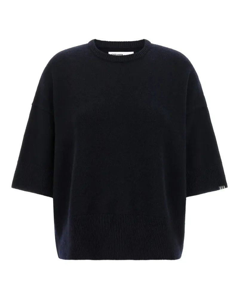 extreme cashmere n433 Sassie Pullover mit 3/4-Ärmeln - Blau Blau
