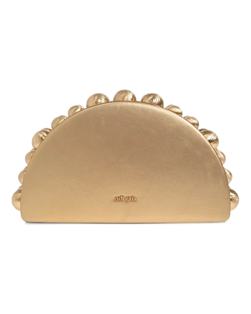 Cult Gaia Gili Clutch aus Leder mit Kugelverzierung - Gold Gold