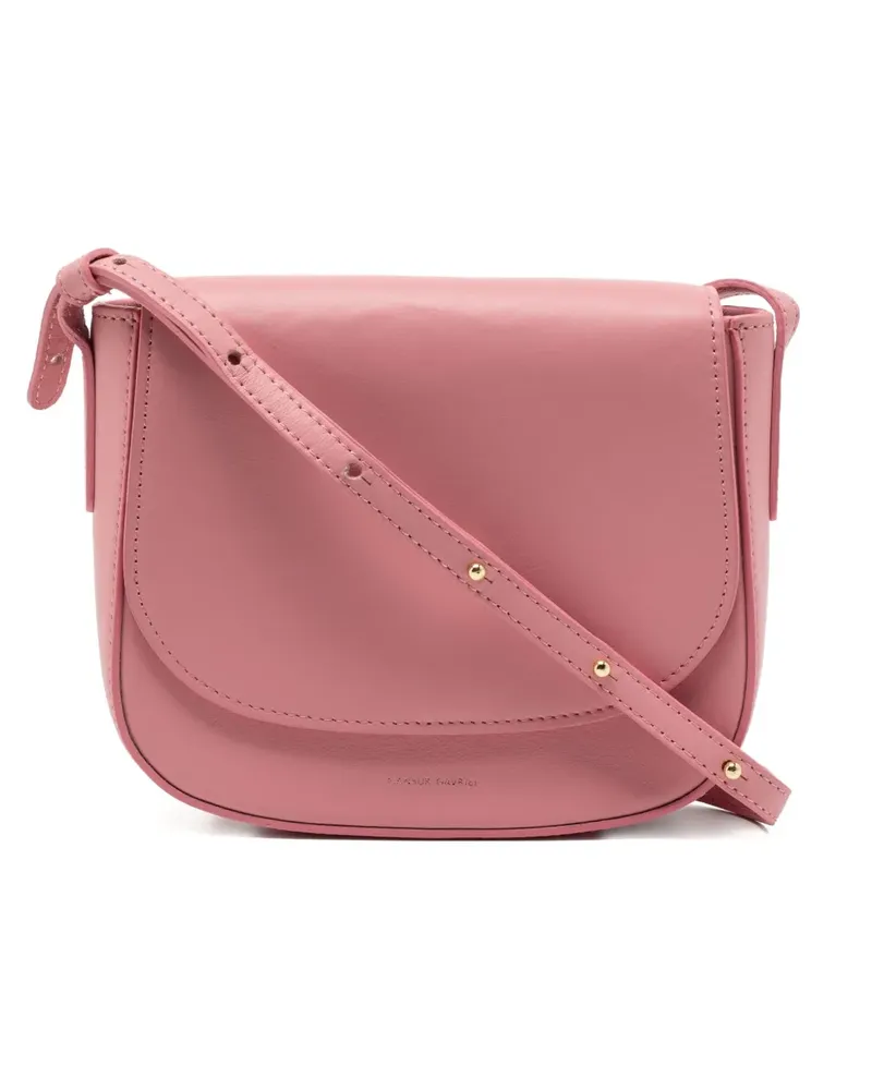 Mansur Gavriel Umhängetasche aus Leder - Rosa Rosa