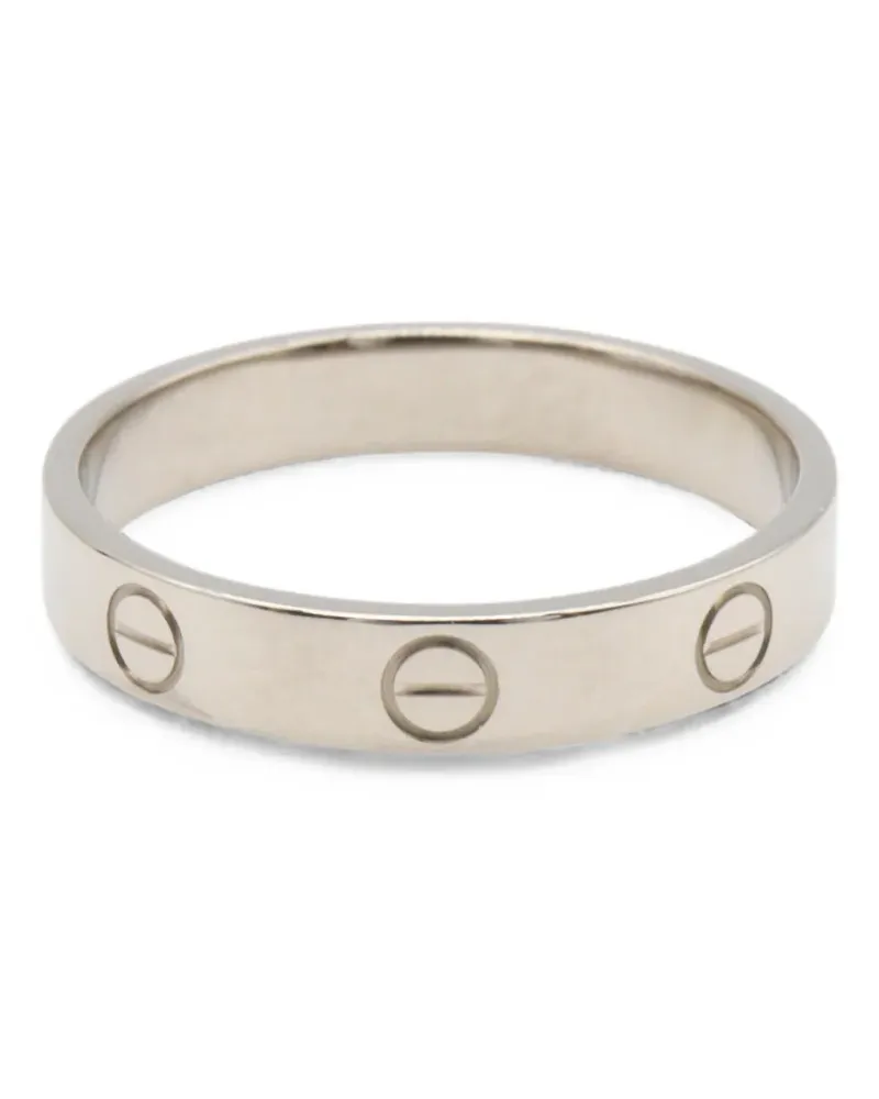 Cartier 2010s mini Love ring - Silber Silber