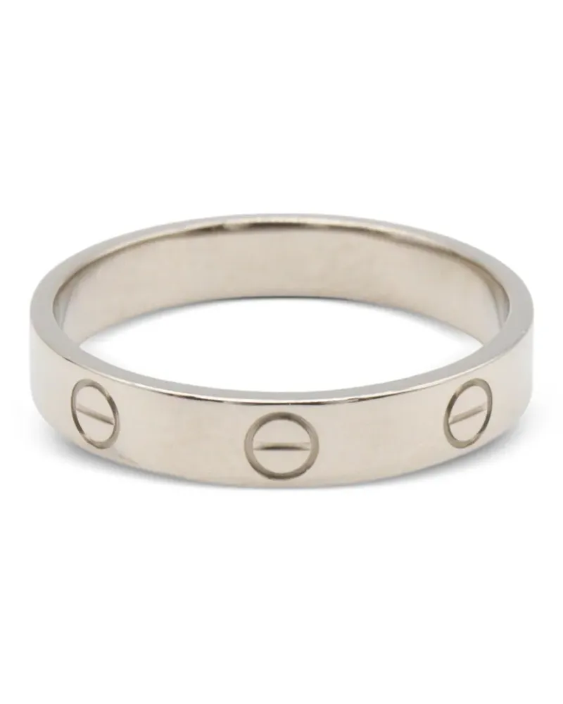 Cartier 2010s mini Love Ring - Silber Silber