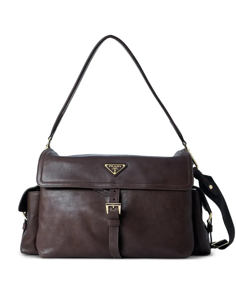 Prada Explore Schultertasche - Braun Braun