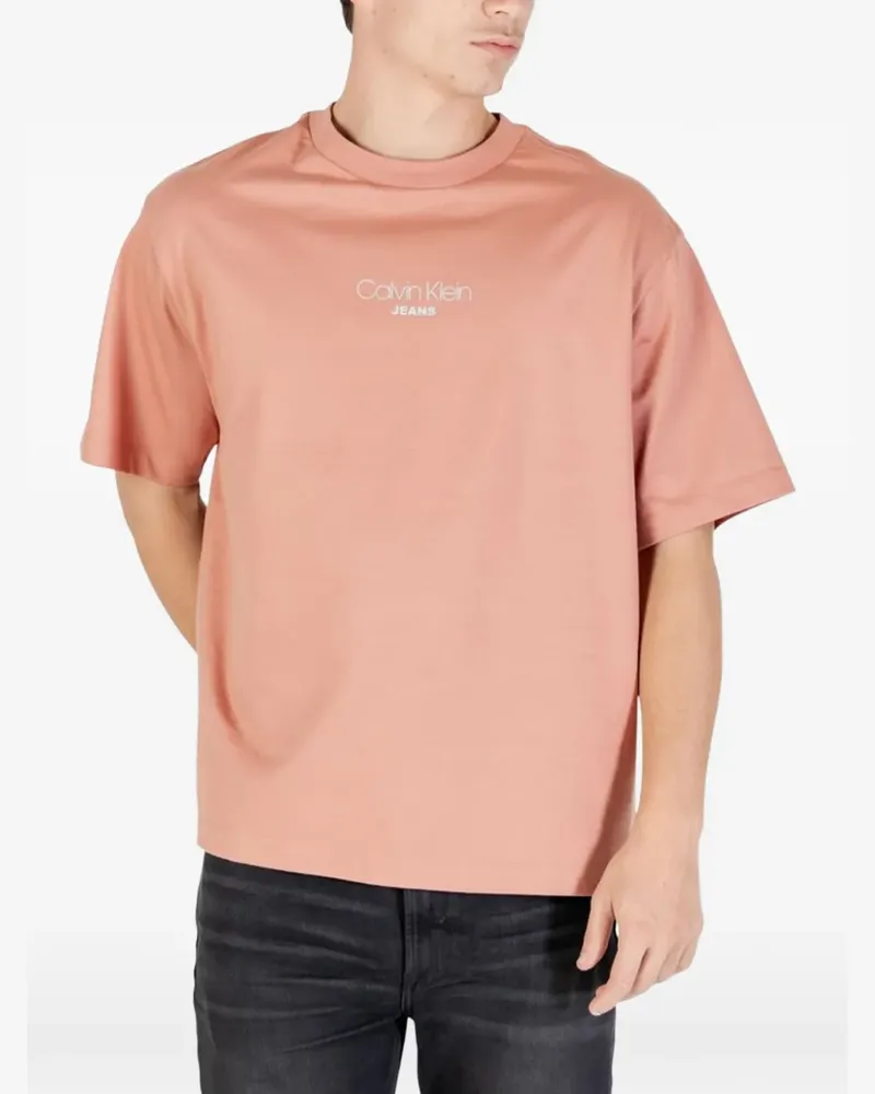 Calvin Klein logo-print T-Shirt - Rosa Rosa