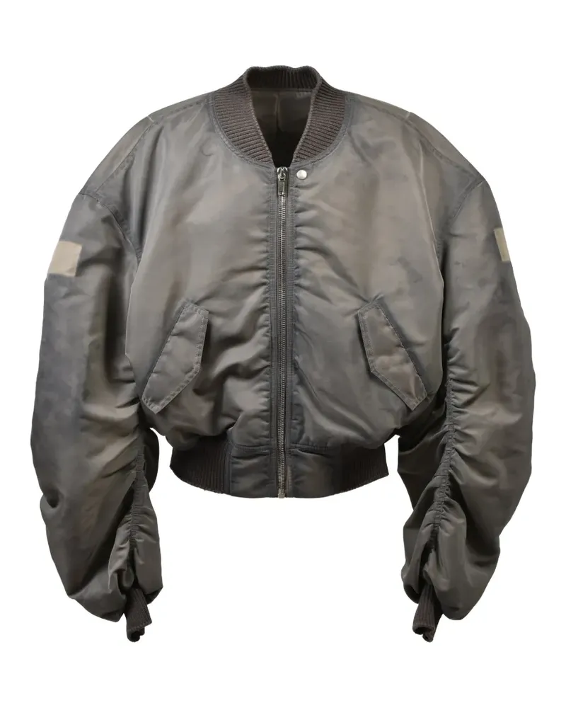 Rick Owens Secchia Flight Jacke - Grau Grau