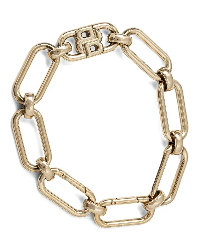 HUGO BOSS double B chain-link clasp bracelet - Gold Gold