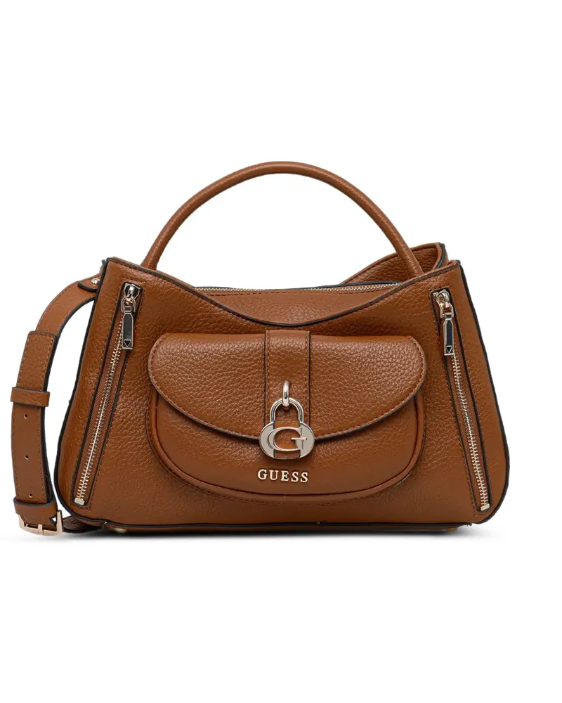 Guess pebbled-effect shoulder bag - Braun Braun