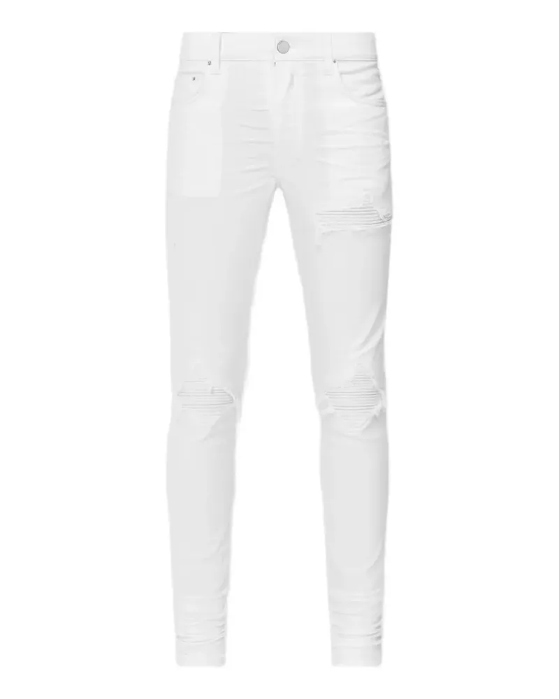 Amiri Jeans in Distressed-Optik - Weiß Weiß