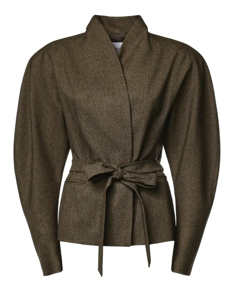 ANDAMANE Margaux Jacke mit Puffärmeln - Braun Braun