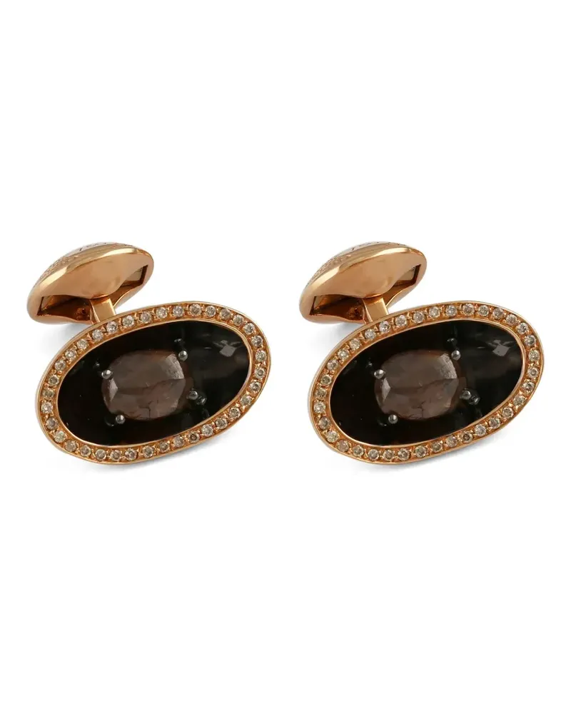 Tateossian 18kt Rotgold-Manschettenknöpfe - Rosa Rosa