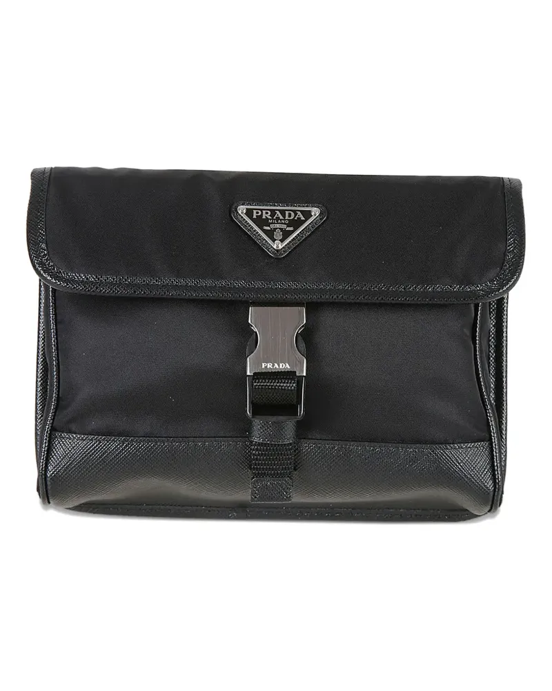 Prada Handyhülle mit Schnallenverschluss - Schwarz Schwarz