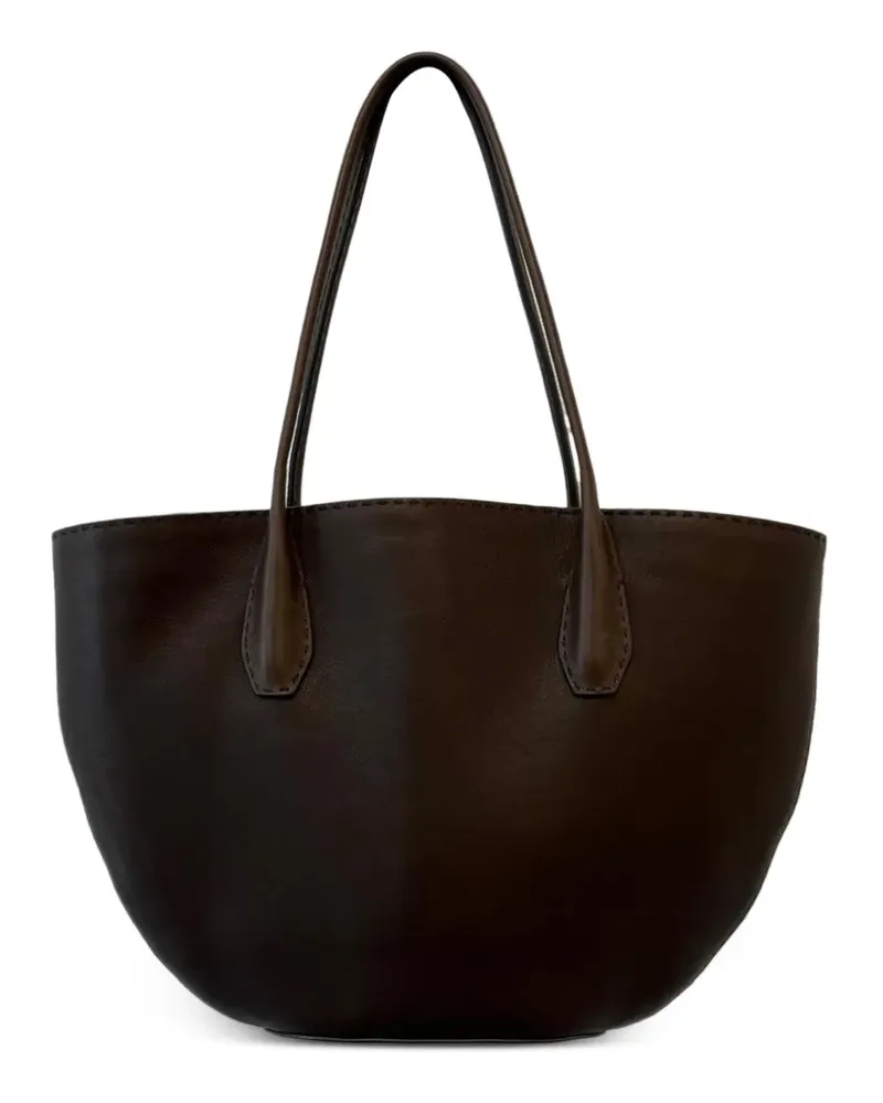 The Row Handtasche aus Leder - Braun Braun