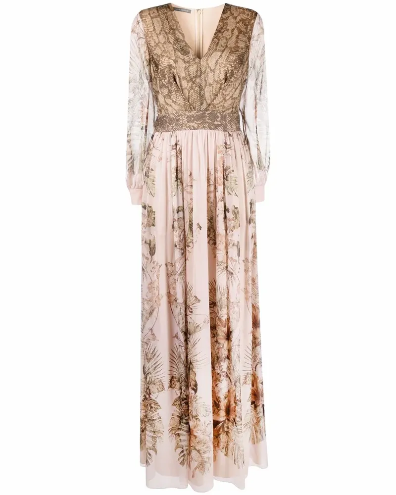 Alberta Ferretti Klassisches Abendkleid - Rosa Rosa