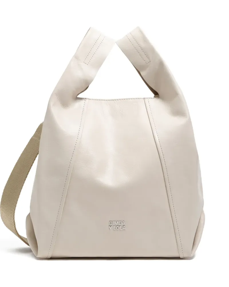 BIMBA Y LOLA Mittelgroße Paper Tote Bag - Nude Nude