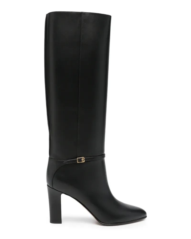 Valentino Garavani Kniehohe Pattie VLogo Stiefel - Schwarz Schwarz