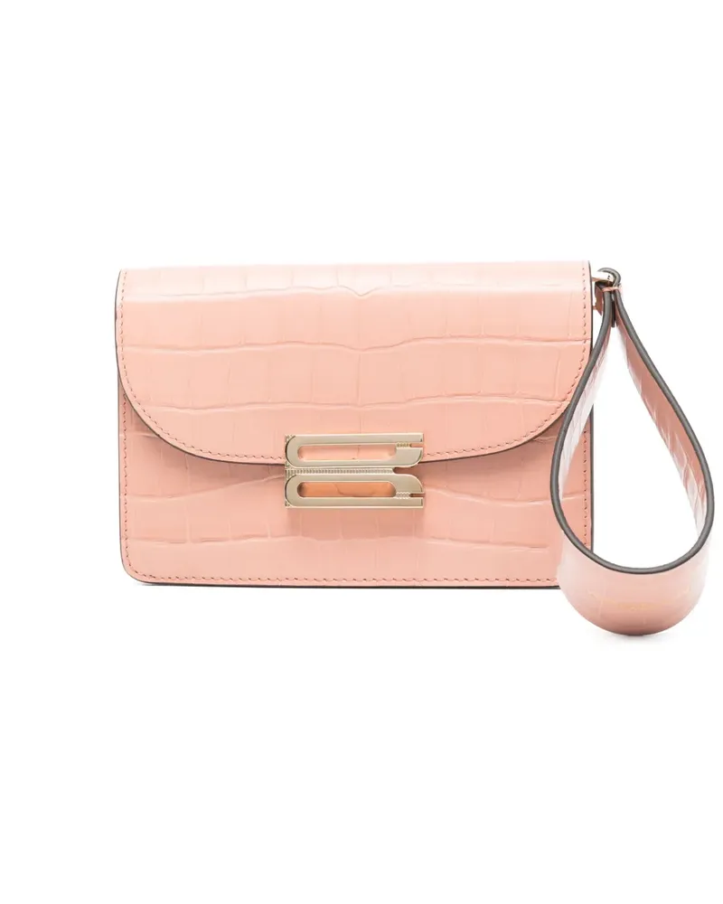 Victoria Beckham The Nano Dorian Clutch - Rosa Rosa