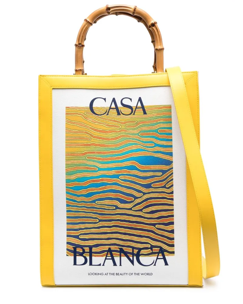 Casablanca Paris Casa Ange de Jour Handtasche Gelb