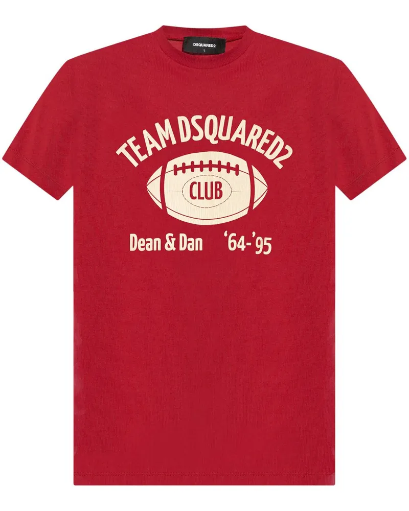 Dsquared2 T-Shirt mit Logo - Rot Rot
