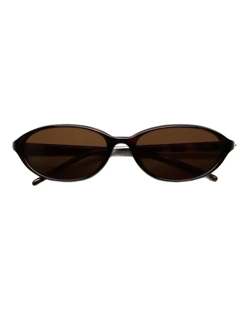 CHIMI Gstaad Guy geometric-frame sunglasses - Braun Braun