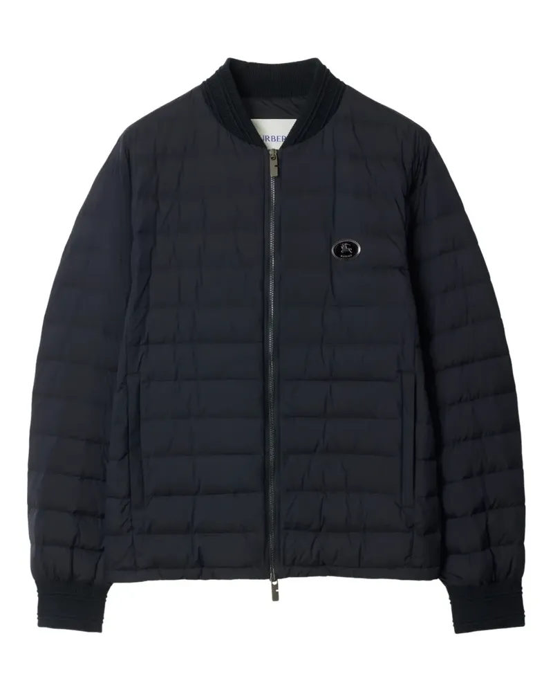 Burberry Jacke mit Logo-Applikation - Blau Blau