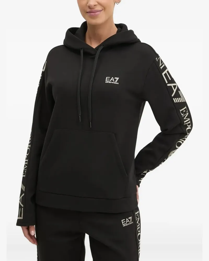 EA7 Jogginganzug mit Logo - Schwarz Schwarz
