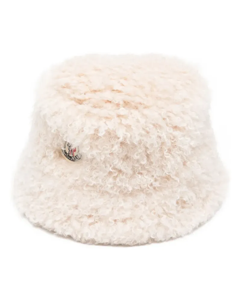Moncler Fischerhut aus Fleece - Nude Nude