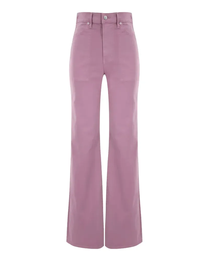 Veronica Beard Crosbie Hose mit weitem Bein - Rosa Rosa
