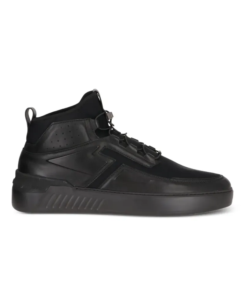 TOD'S No_Code leather-panelled sneakers - Braun Braun