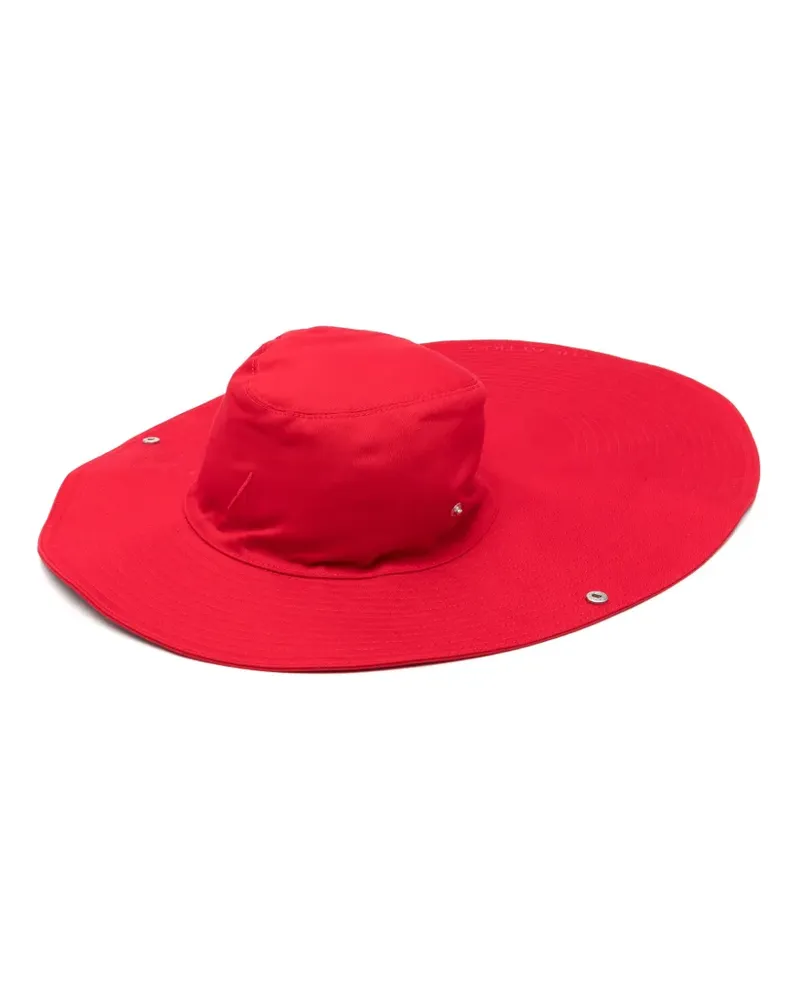ATTICO Sonnenhut mit Logo-Stickerei - Rot Rot