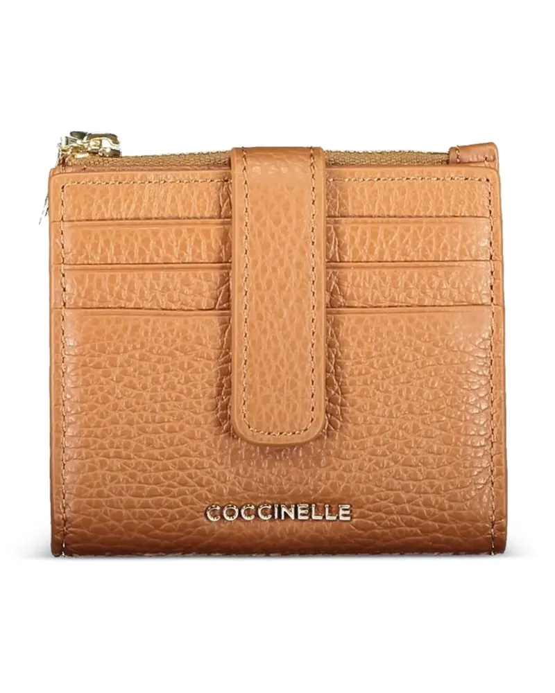 Coccinelle pebbled leather bifold wallet - Braun Braun