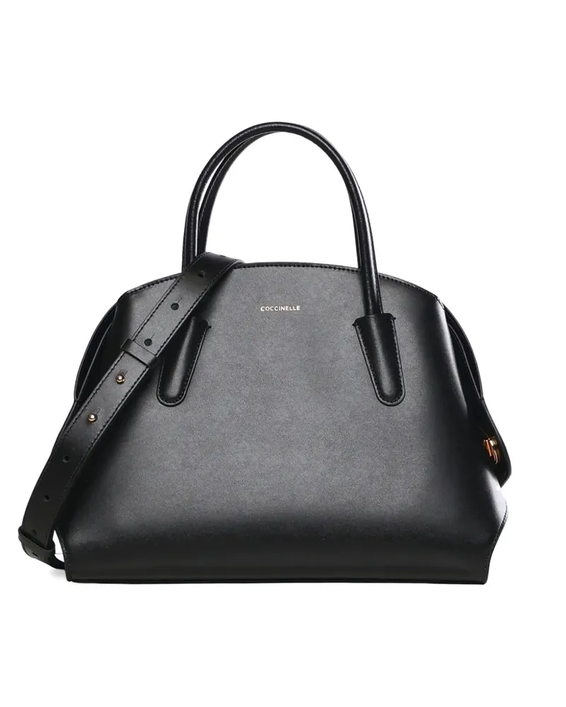 Coccinelle top-handle tote bag - Schwarz Schwarz