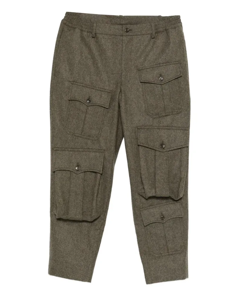 Comme des Garçons Cargohose mit geradem Bein - Grün Grün