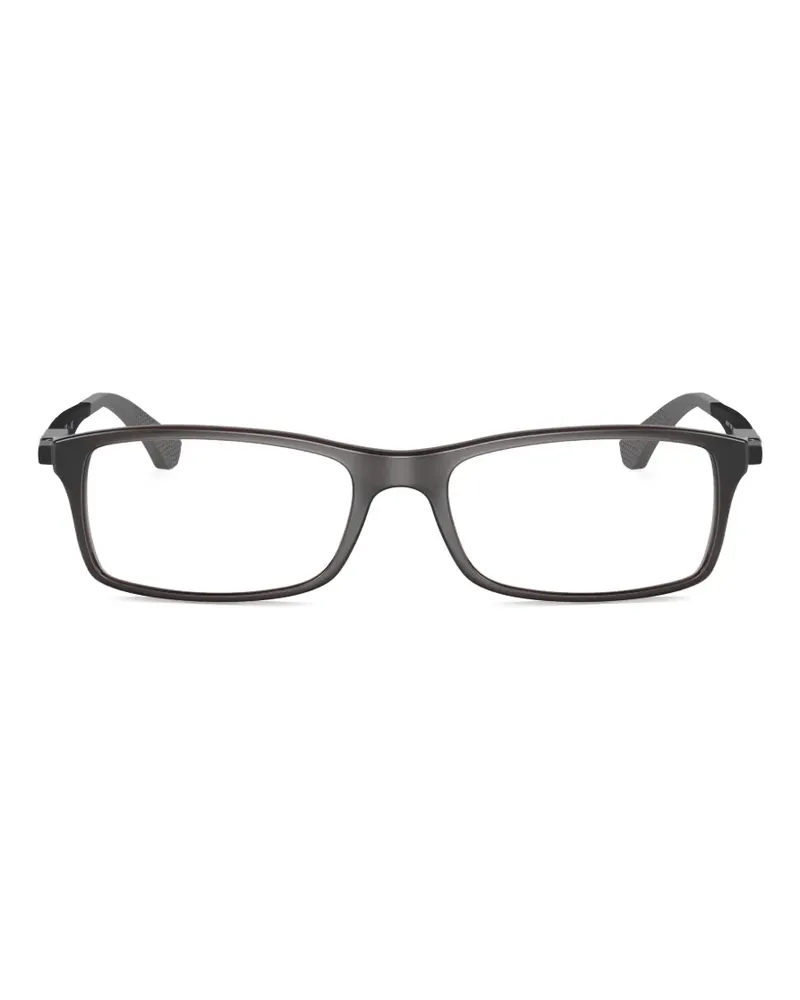 Ray Ban Brille mit eckigem Gestell - Schwarz Schwarz