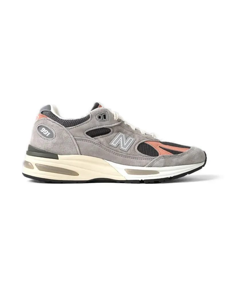 New Balance 991v2 Mesh-Sneakers - Grau Grau