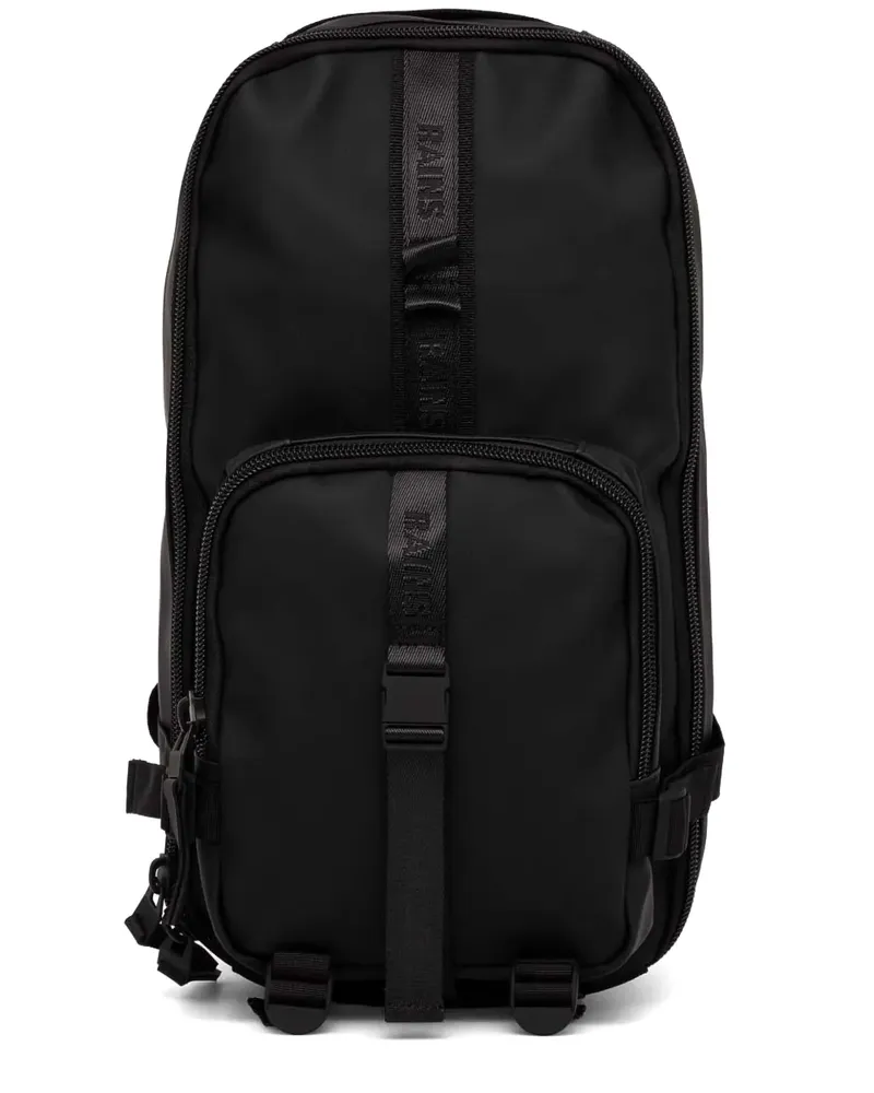 RAINS Trail Rucksack zip-up backpack - Schwarz Schwarz