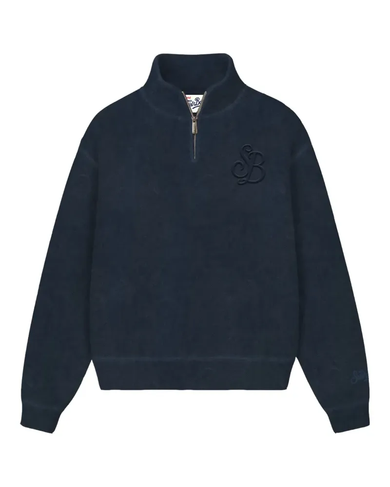 MC2 Saint Barth Sweatshirt mit Reißverschluss - Blau Blau