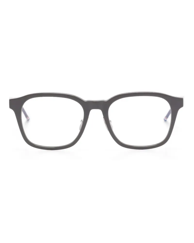 Thom Browne Brille mit eckigem Gestell - Grau Grau