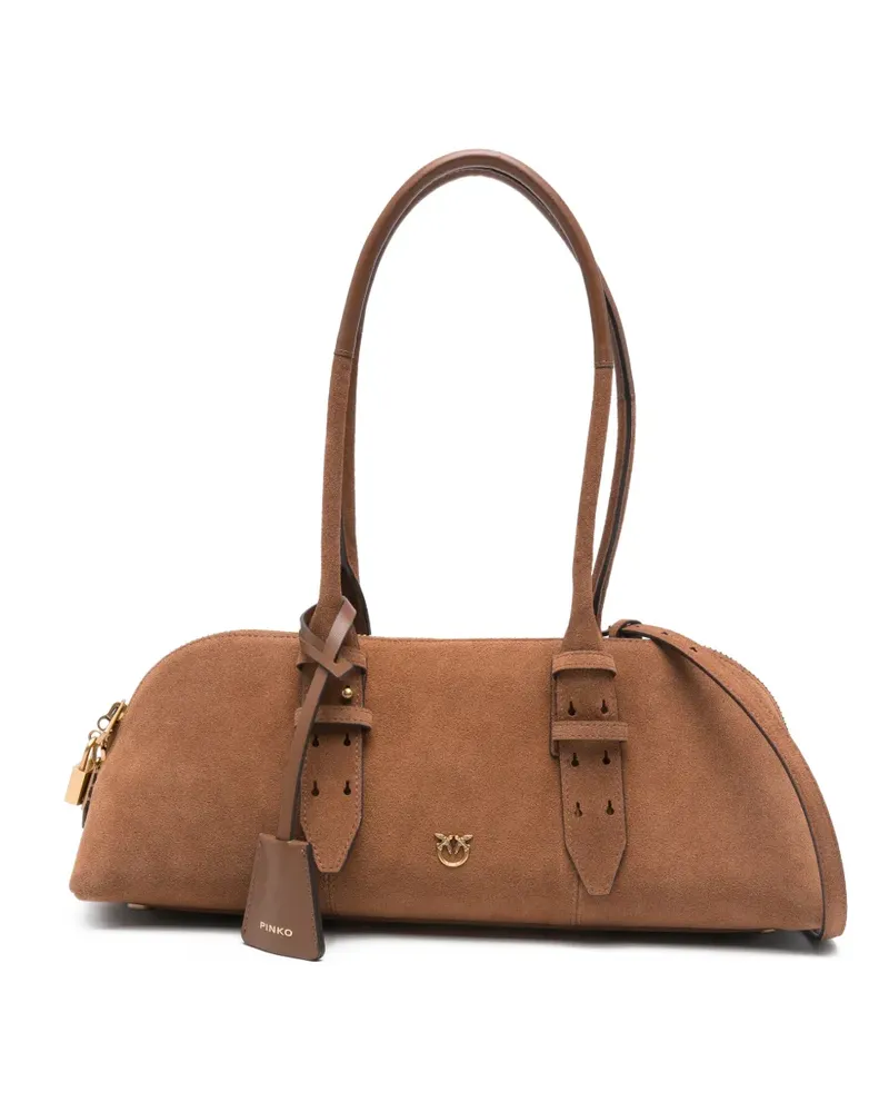 Pinko leather shoulder bag - Braun Braun
