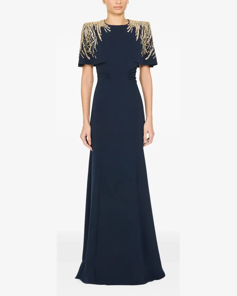 Jenny Packham Petal Kleid - Blau Blau