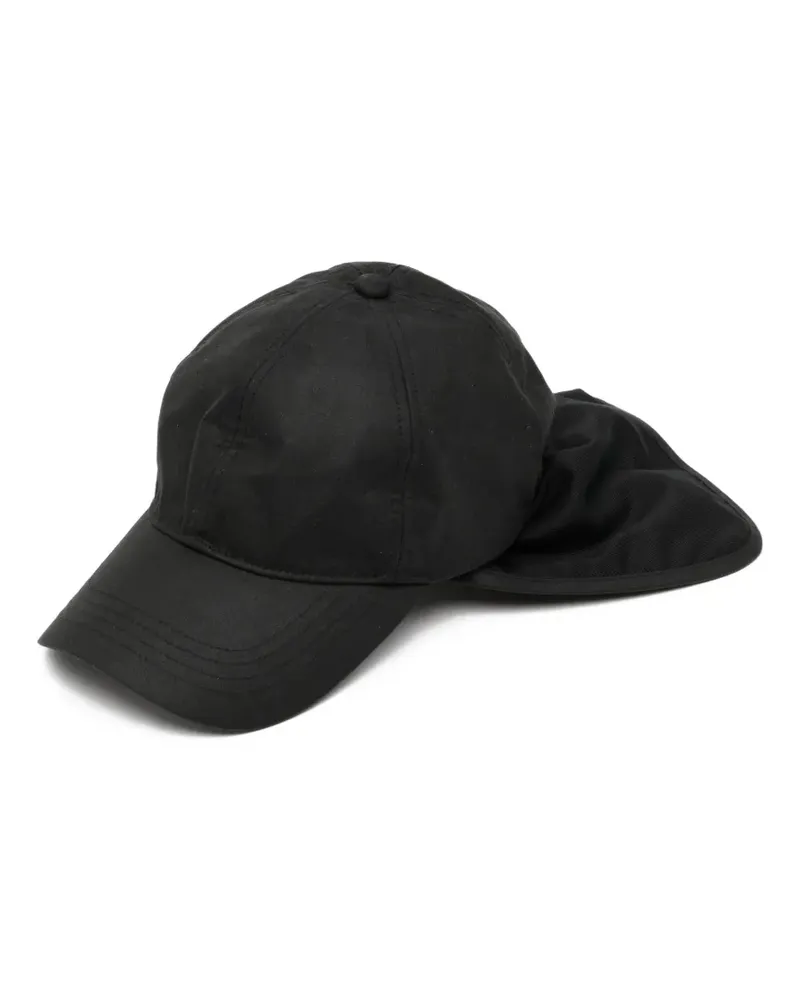 Kaptain Sunshine x Barbour Caped Baseballkappe - Schwarz Schwarz