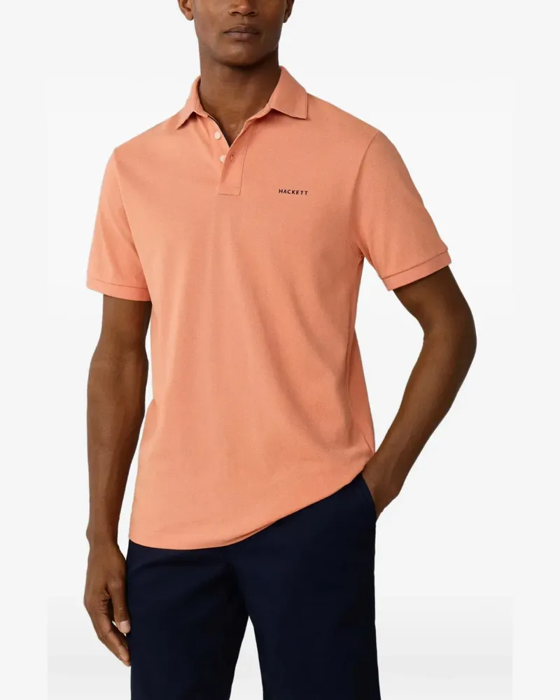 Hackett Swim Trim Poloshirt - Orange Orange