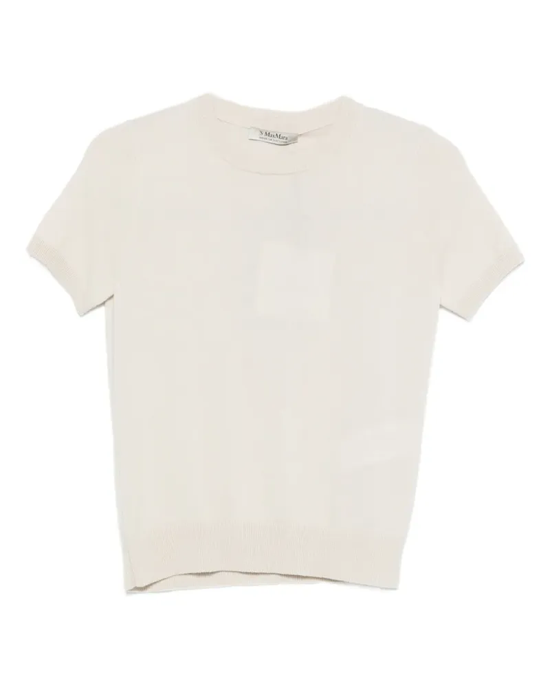 Max Mara Max Mara short-sleeve sweater - Nude Nude