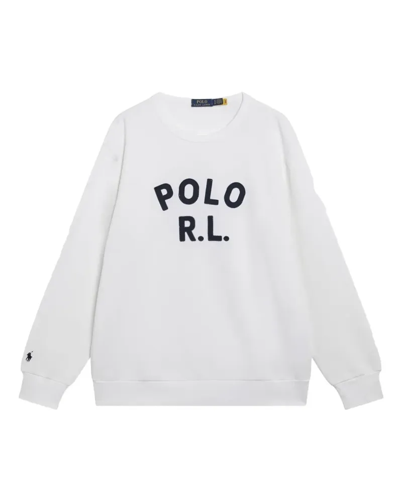 Ralph Lauren Sweatshirt mit Logo-Patch - Weiß Weiß