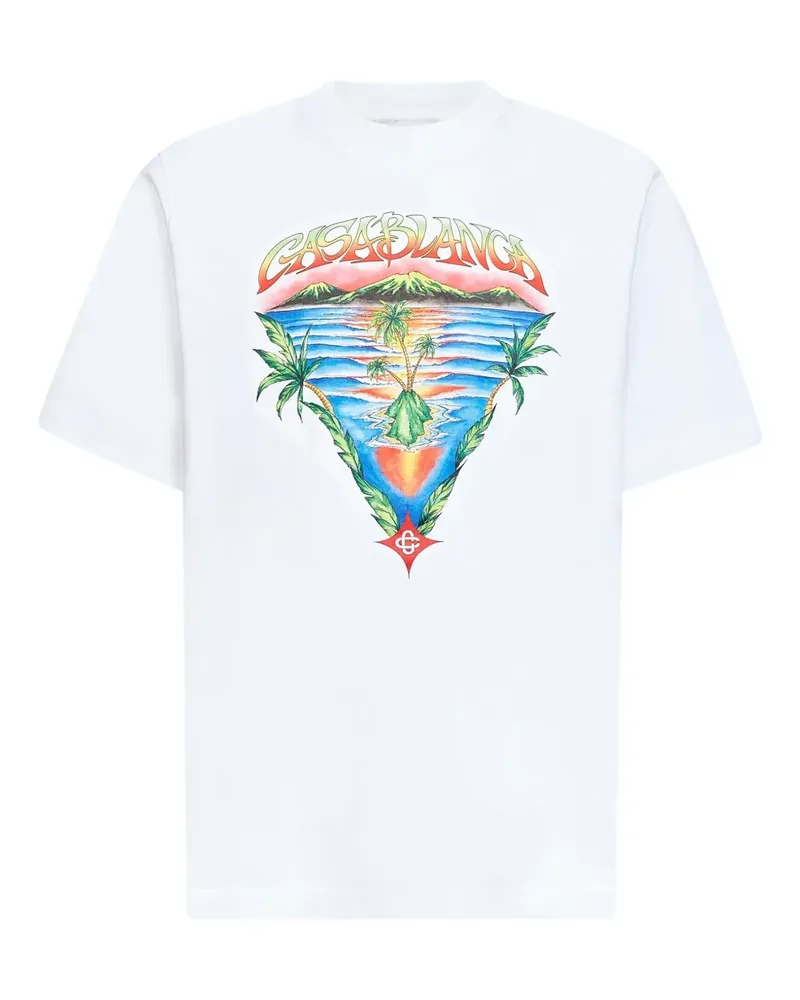 Casablanca Paris Innocence Triangle T-shirt - Weiß Weiß
