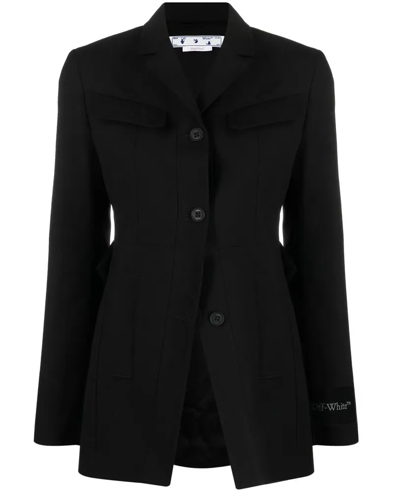 OFF-WHITE Toybox Dry Wo Blazer - Schwarz Schwarz