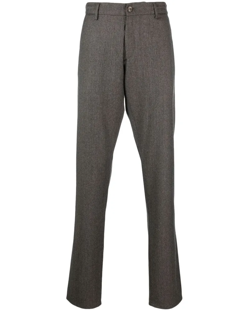 Canali Chino mit Kordelzug - Grau Grau