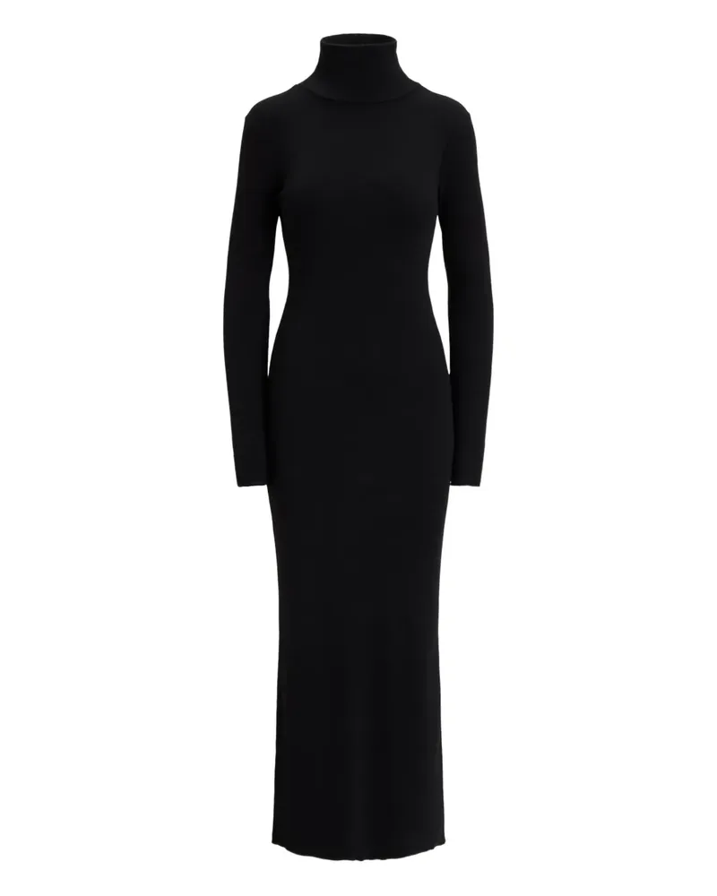 Ralph Lauren roll-neck long-sleeved dress - Schwarz Schwarz