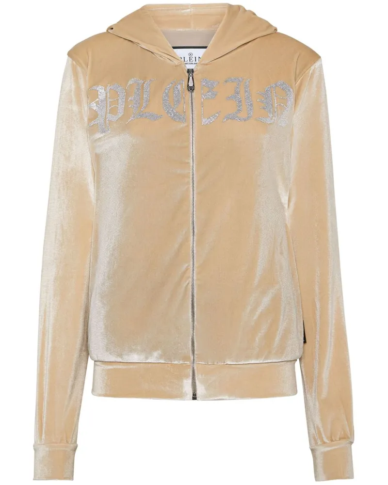 Philipp Plein Gothic Plein Hoodie - Nude Nude