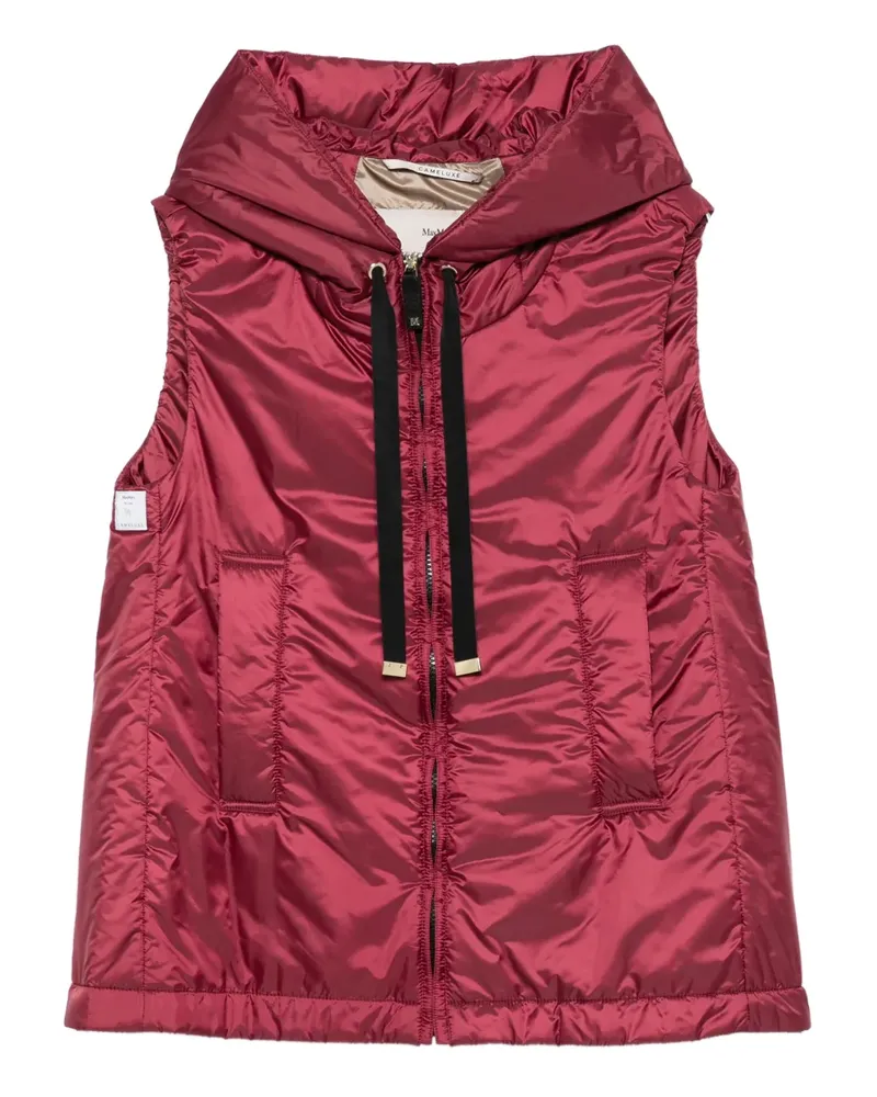 Max Mara Greengo Kapuzenweste - Rot Rot