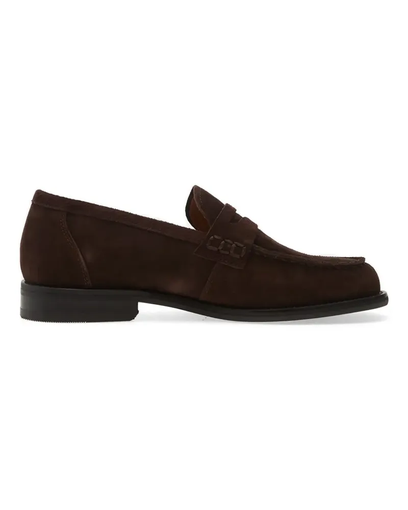 Vagabond Linn suede penny loafers - Braun Braun